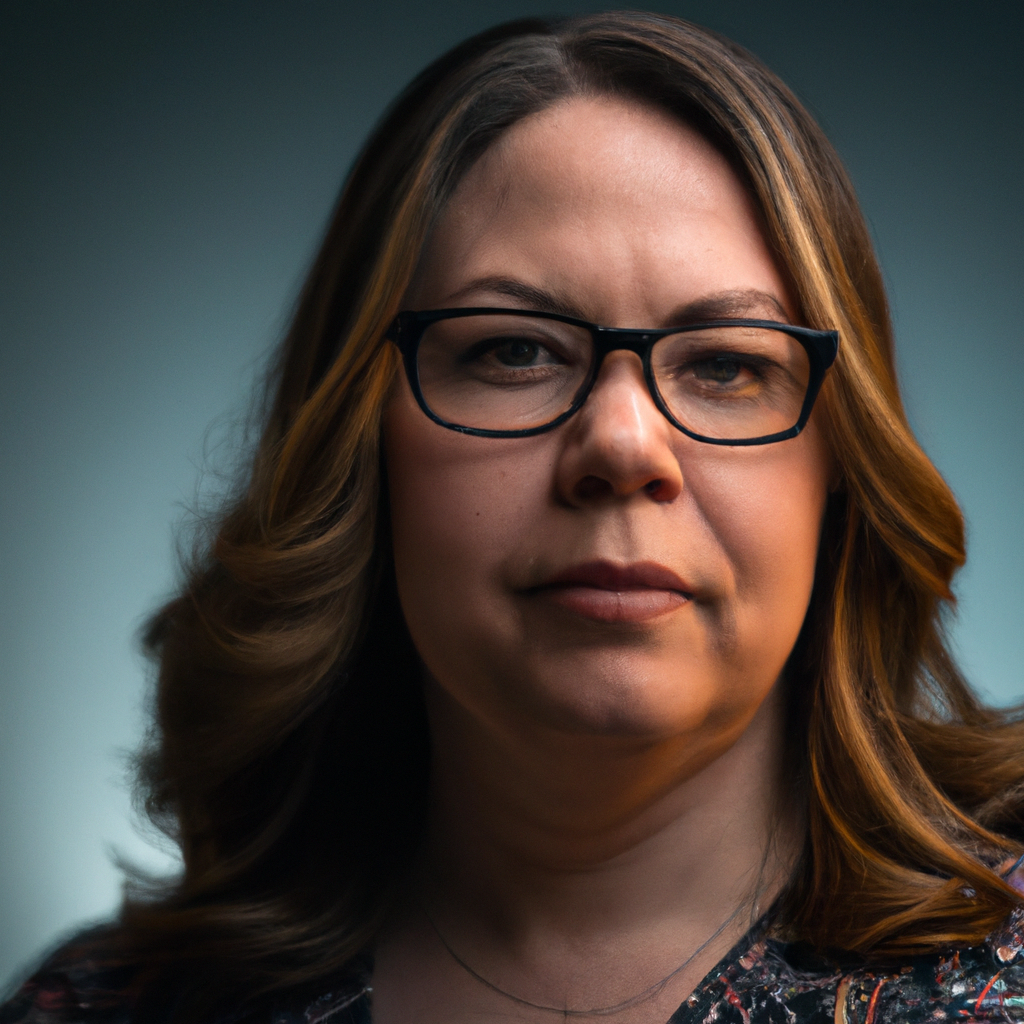 Editor-in-Chief portrait in newsroom